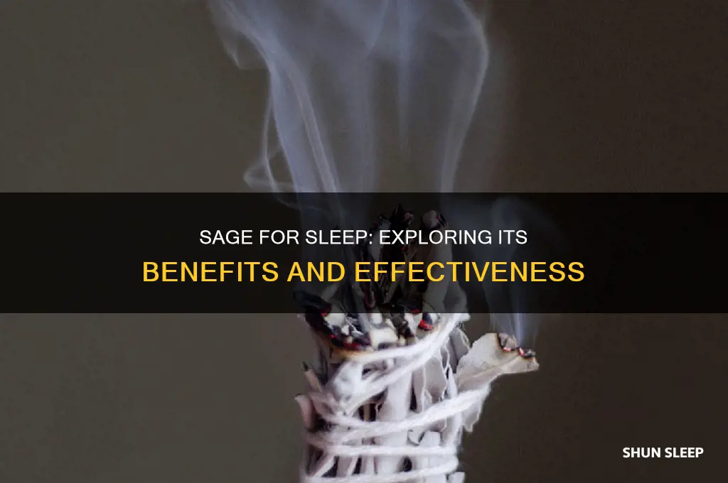 does sage help you sleep
