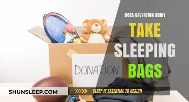 Salvation Army's Sleeping Bag Donation Drive