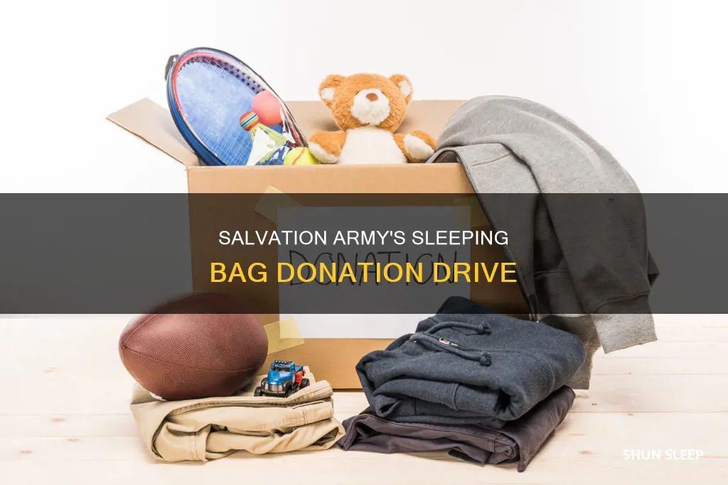 does salvation army take sleeping bags