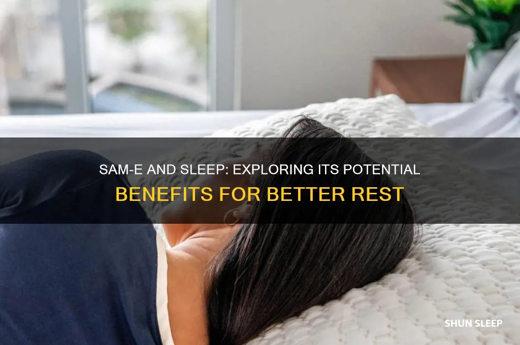 does sam e help with sleep