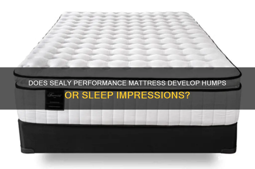 does sealy perfomance mattress get humps or sleep impressions