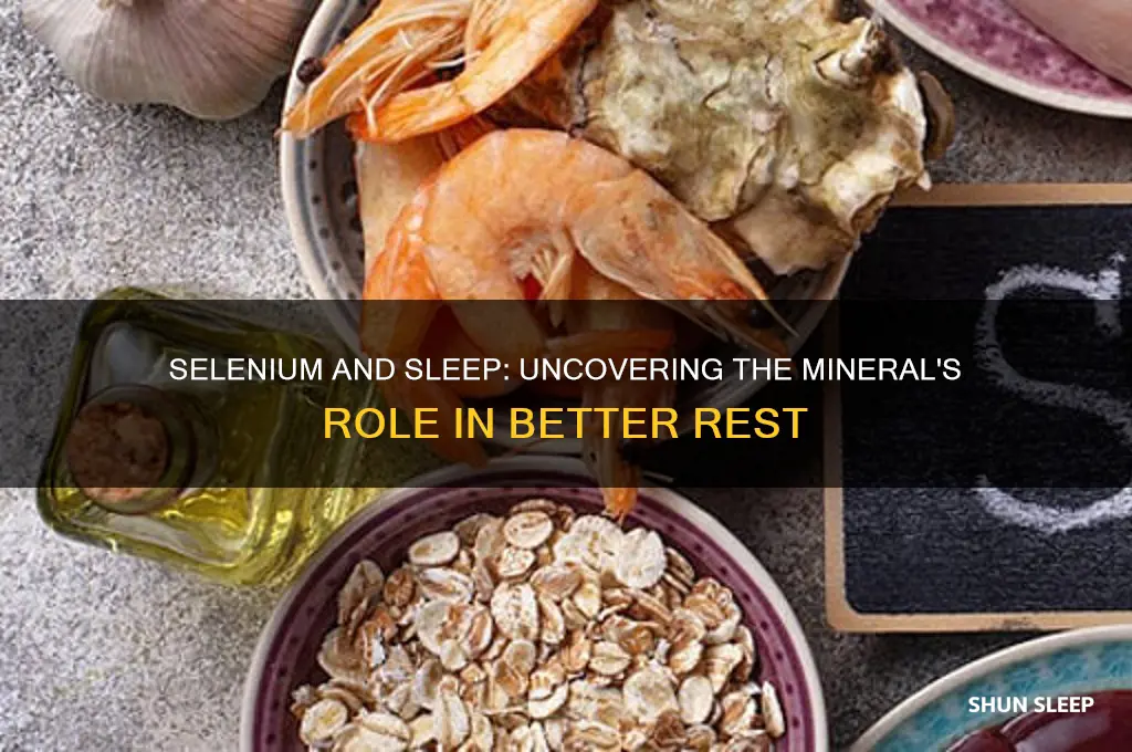 does selenium help you sleep