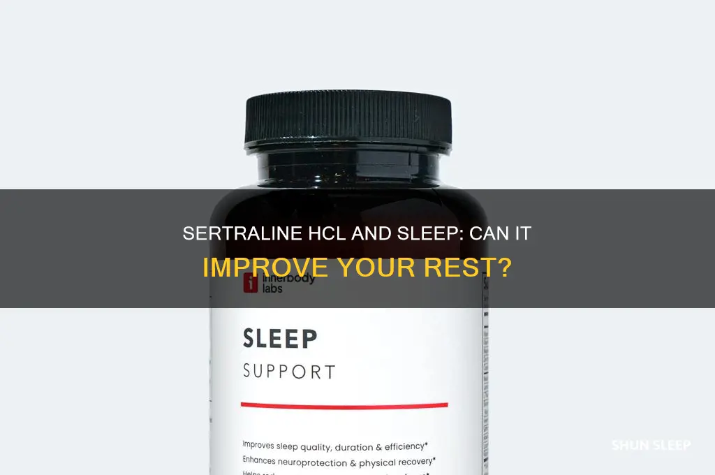 does sertraline hcl help you sleep