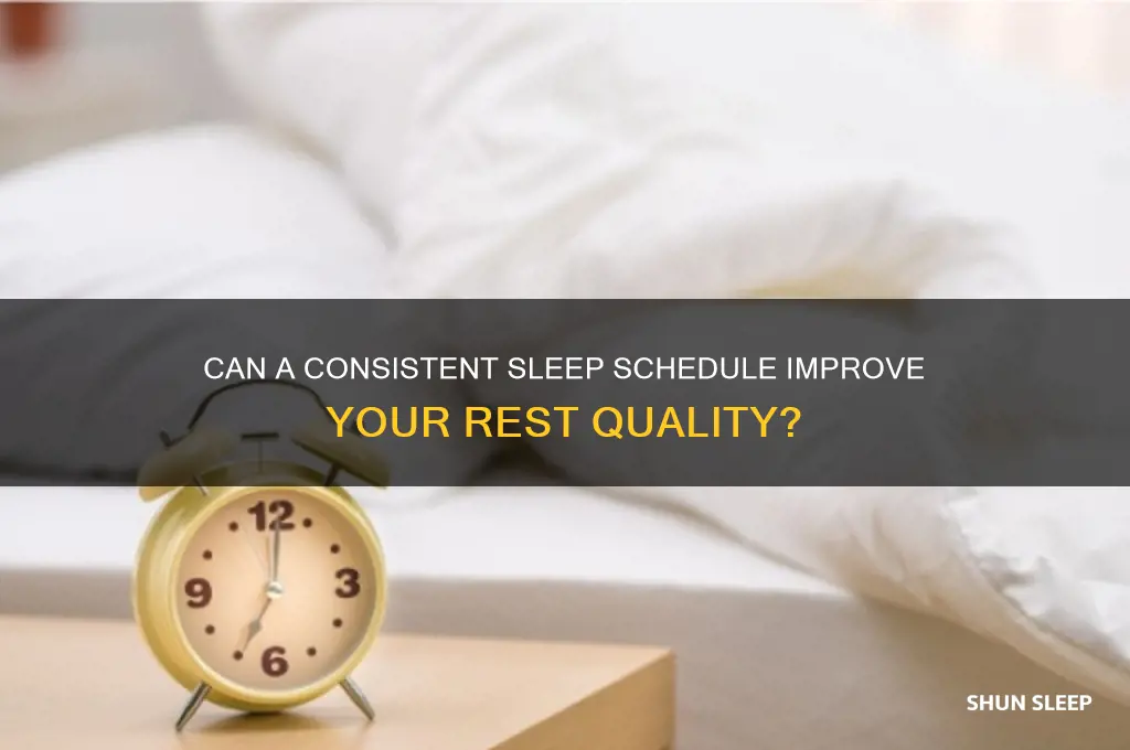 does setting a sleep schedule help you sleep