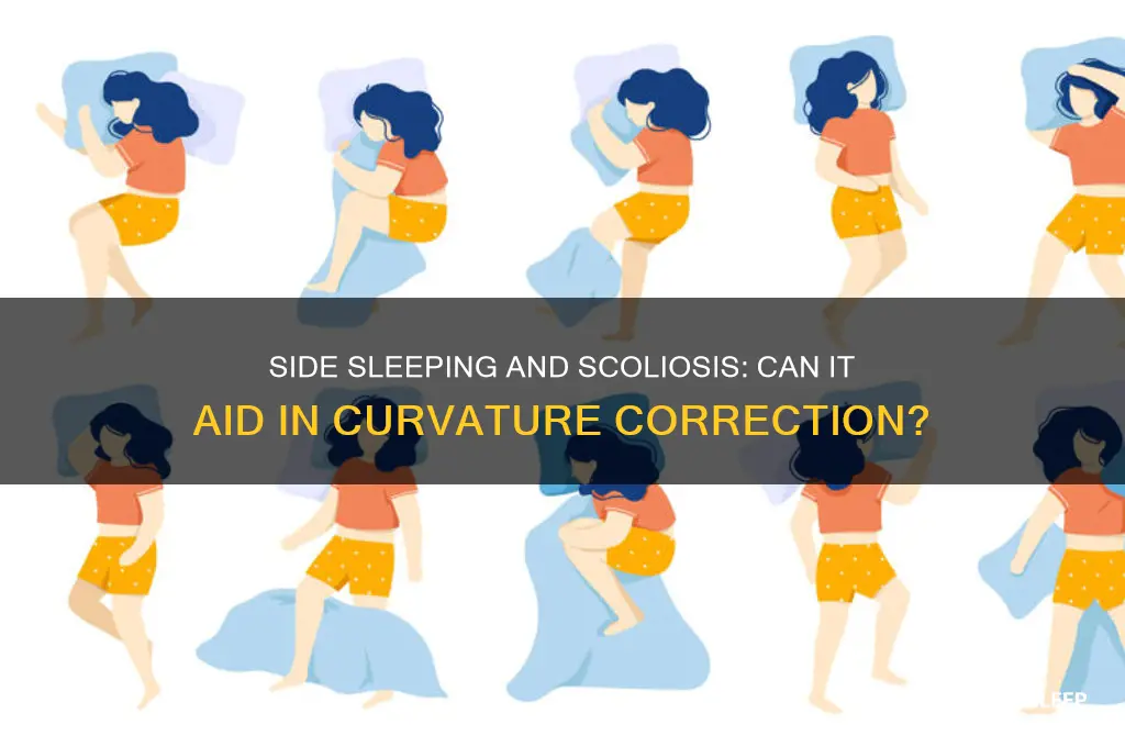does side sleeping help cure scoliosis
