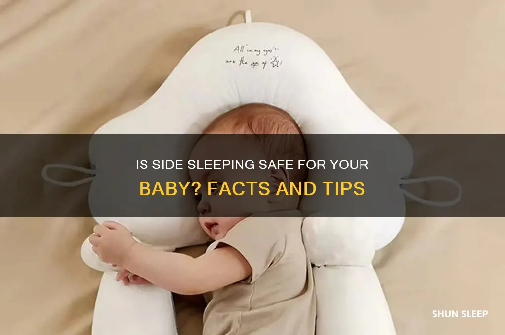 does side sleeping hurt baby