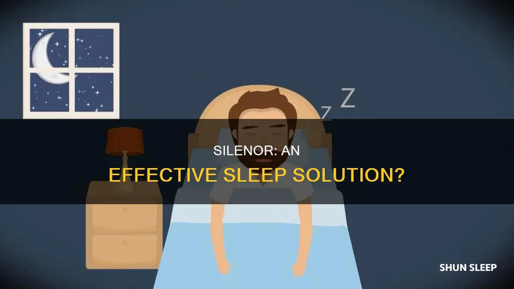 does silenor work for sleep