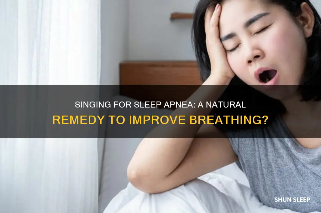 does singing help sleep apnea