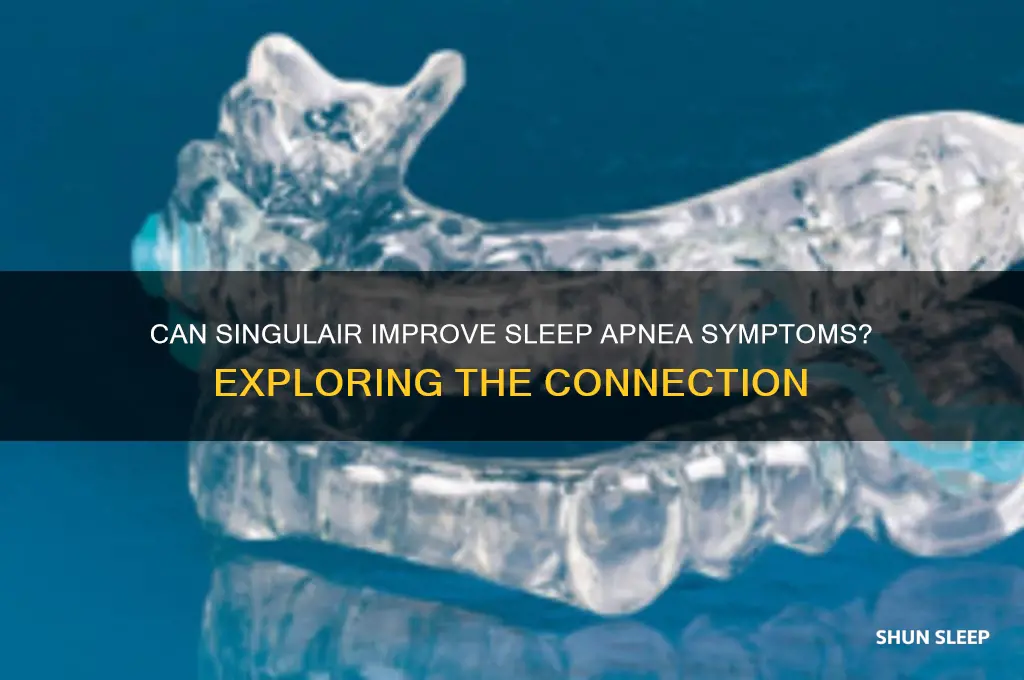 does singulair help with sleep apnea