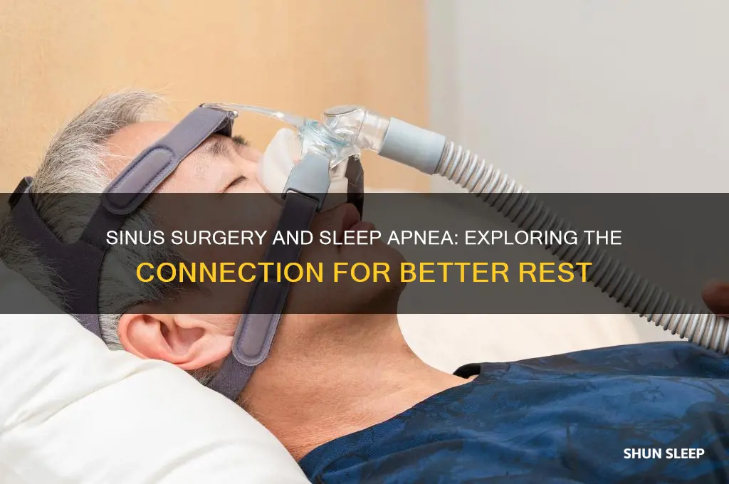does sinus surgery help sleep apnea