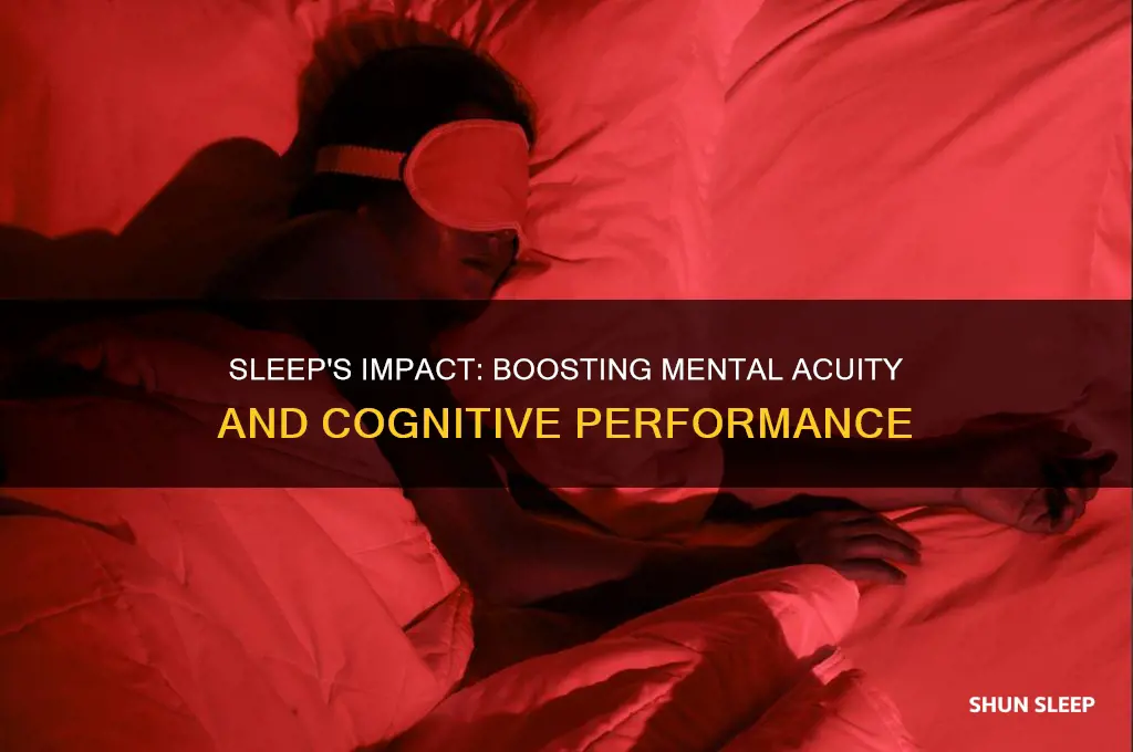 does sleep actuly help mental acuity