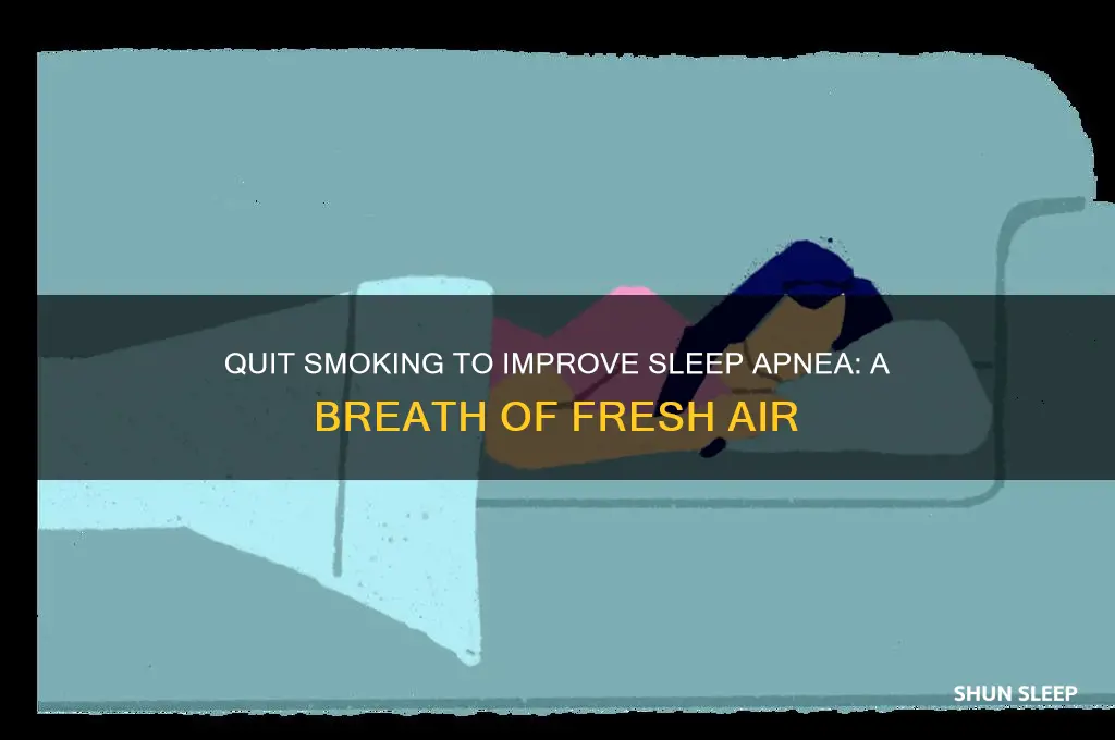 does sleep apnea get better quit smoking