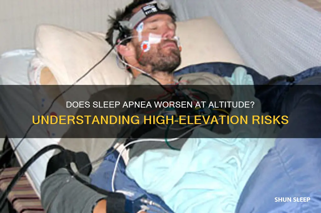 does sleep apnea get worse at altitude