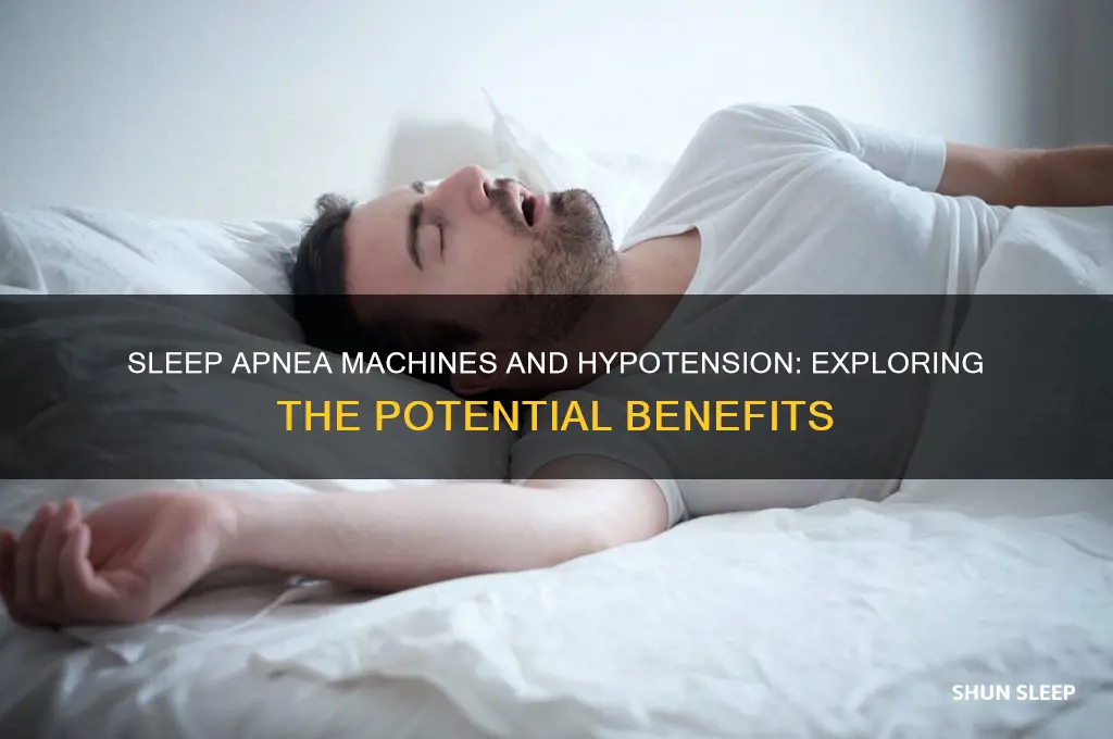 does sleep apnea machine help hypotension