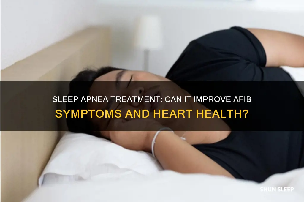 does sleep apnea treatment help afib