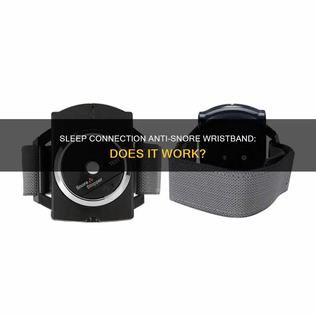 does sleep connection anti-snore wristband work