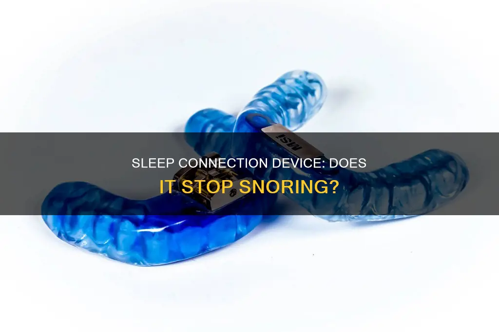 does sleep connection snoring device work