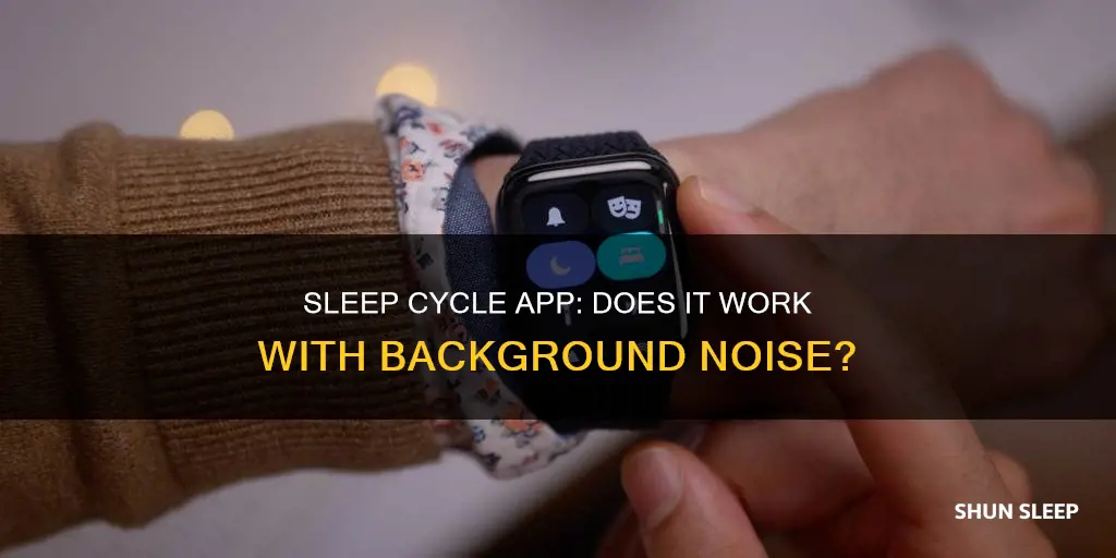 does sleep cycle app work with tv on