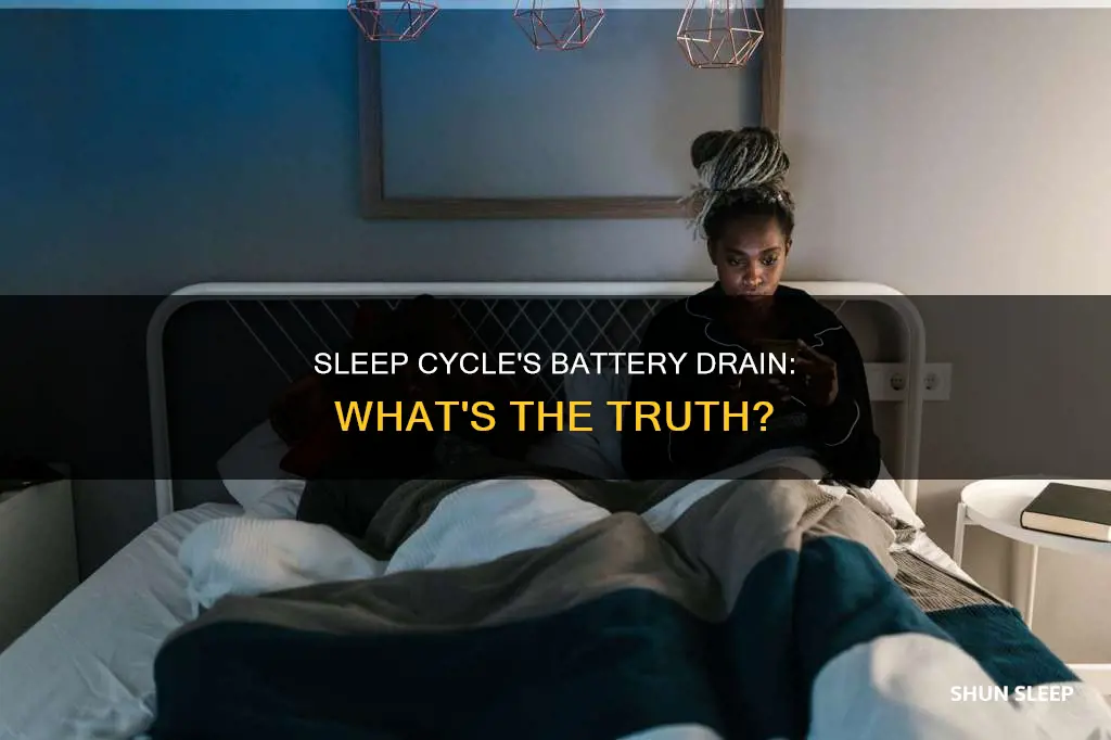 does sleep cycle use a lot of battery