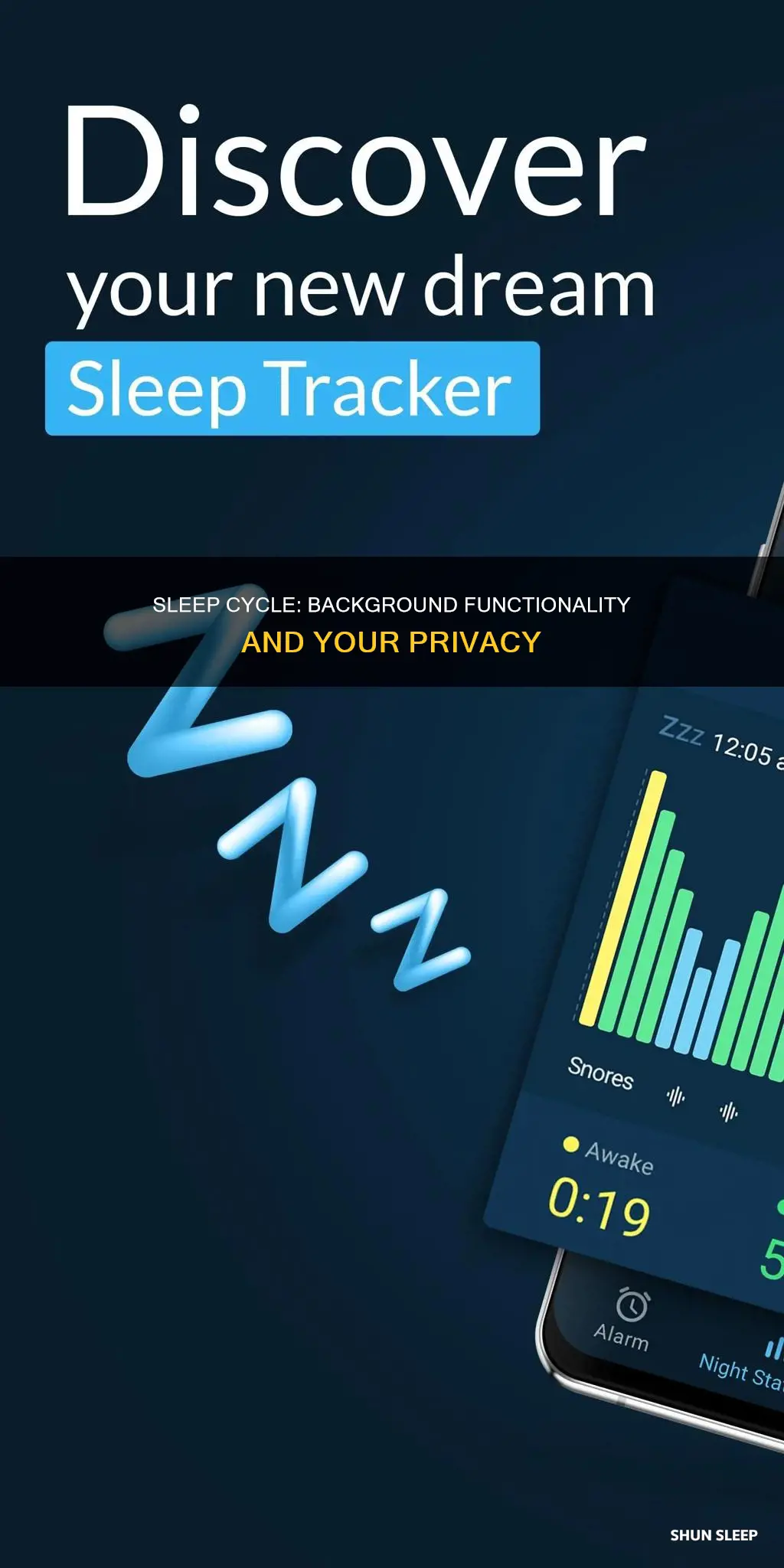 does sleep cycle work in the background