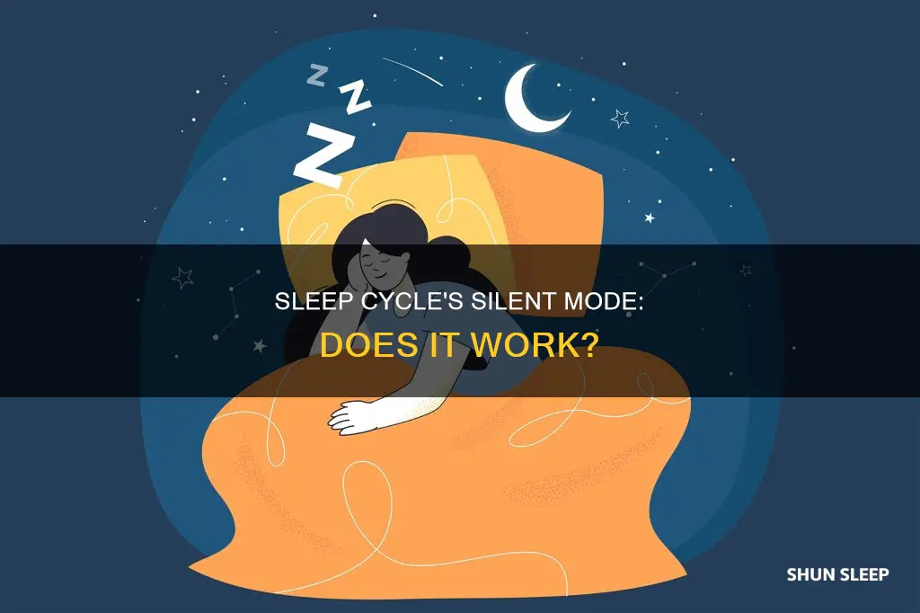 does sleep cycle work on silent