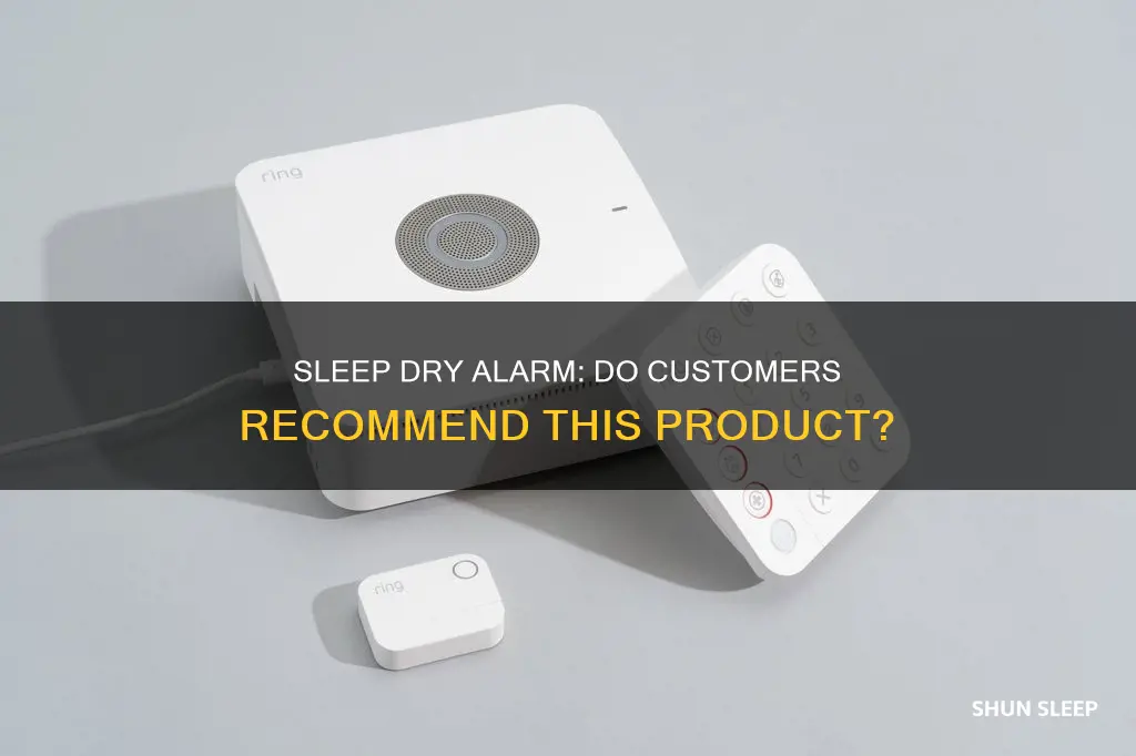 does sleep dry alarm work customer reviews