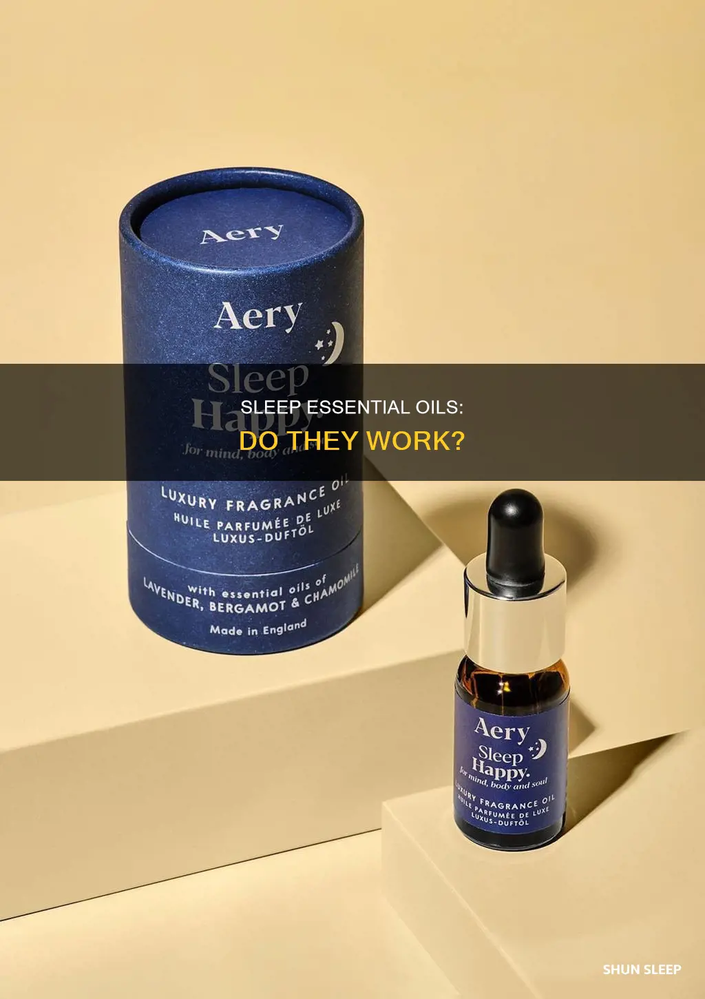 does sleep essential oil work