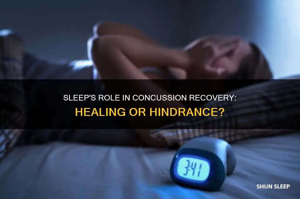 does sleep help a concussion