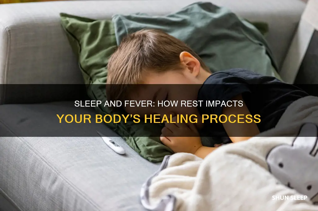 does sleep help a fever go down