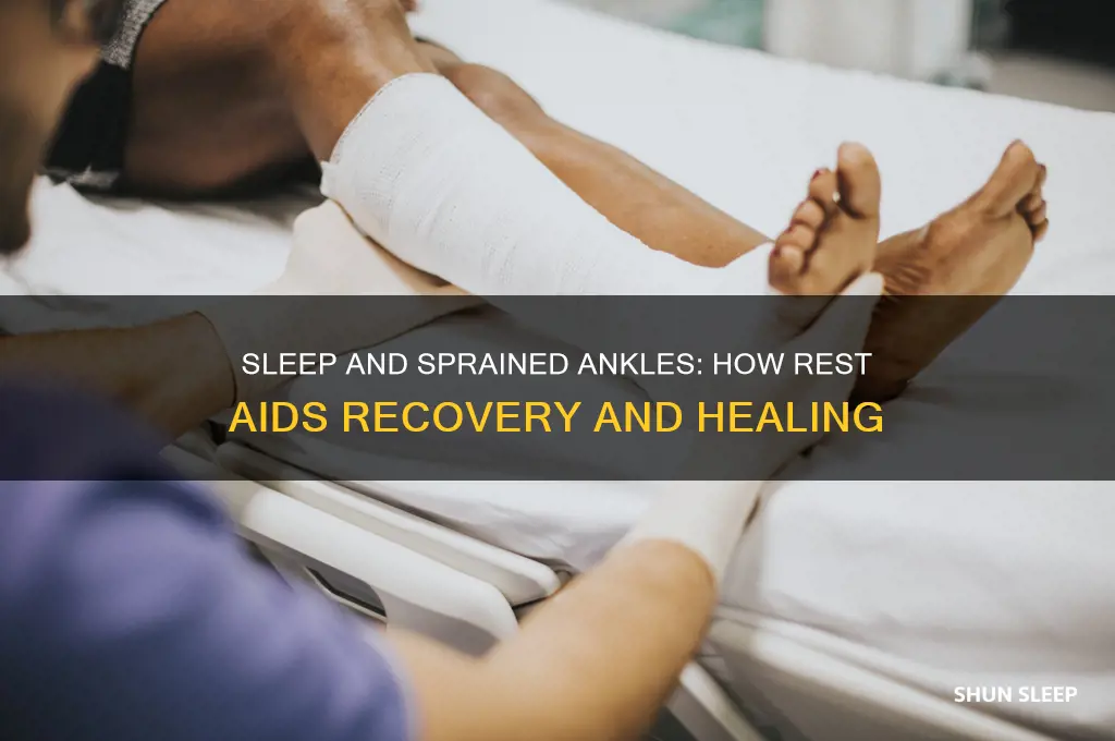 does sleep help a sprained ankle