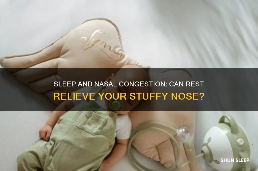 does sleep help a stuffy nose
