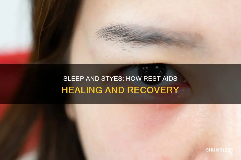 does sleep help a stye