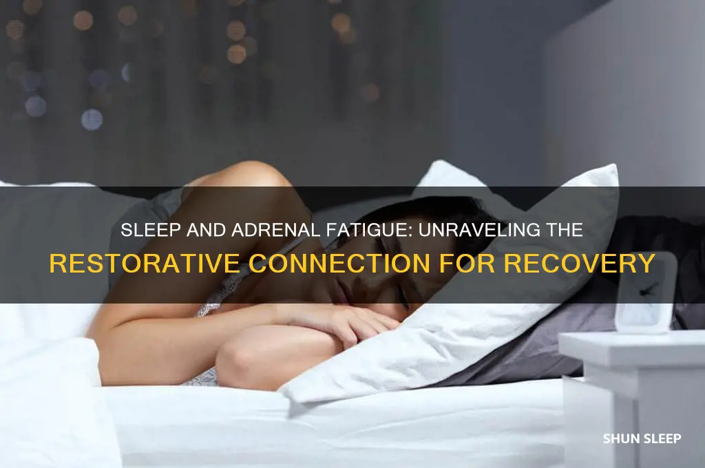does sleep help adrenal fatigue