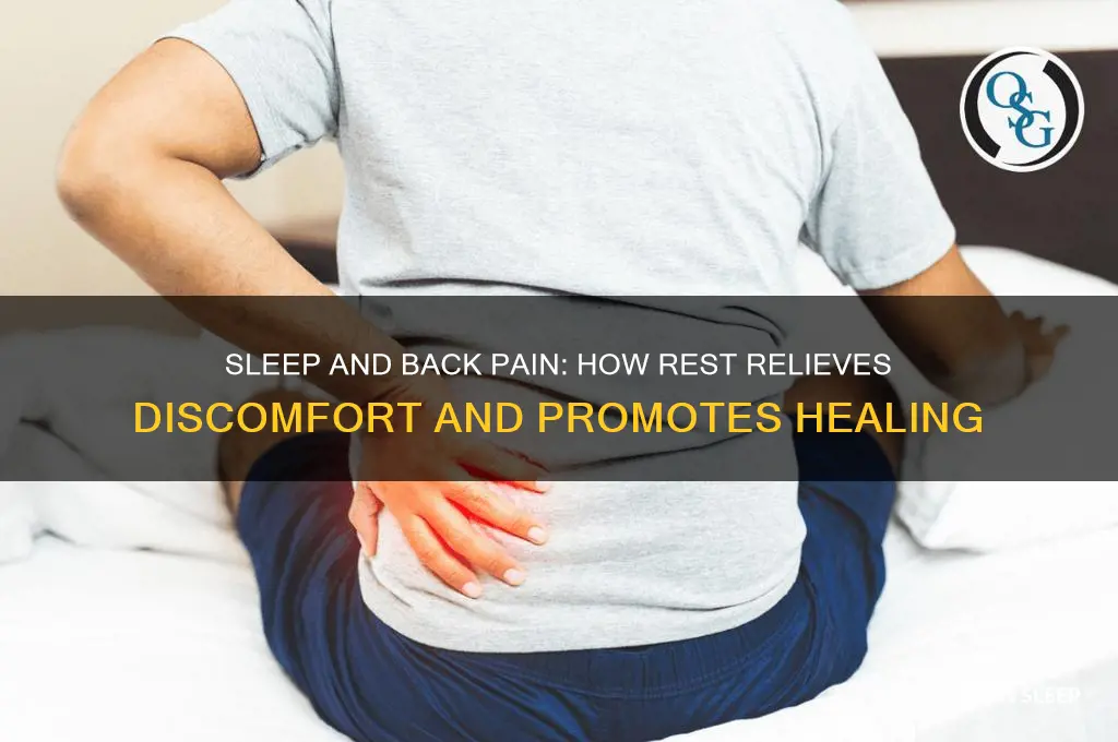 does sleep help back pain