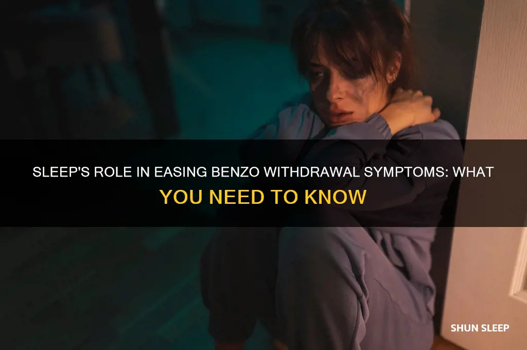 does sleep help benzo withdrawal