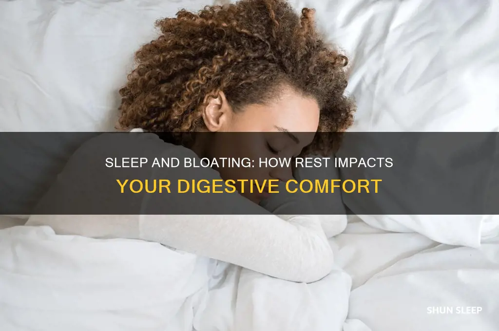 does sleep help bloating
