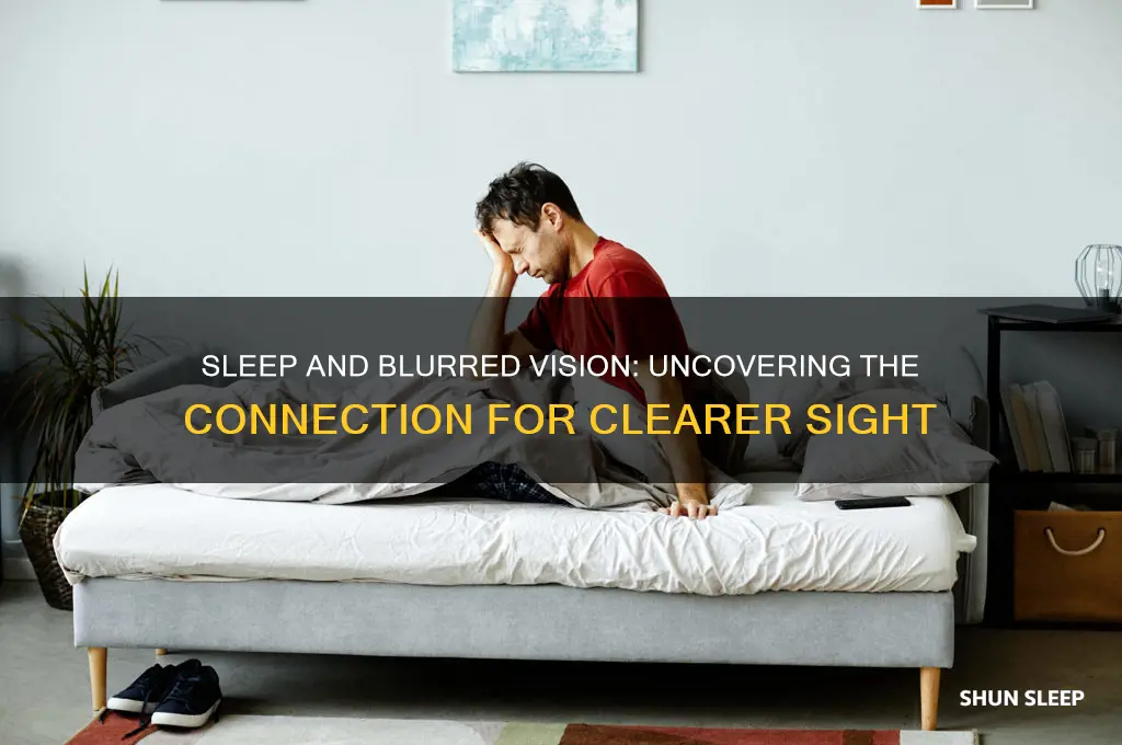 does sleep help blurred vision