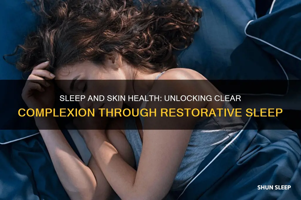 does sleep help clear skin