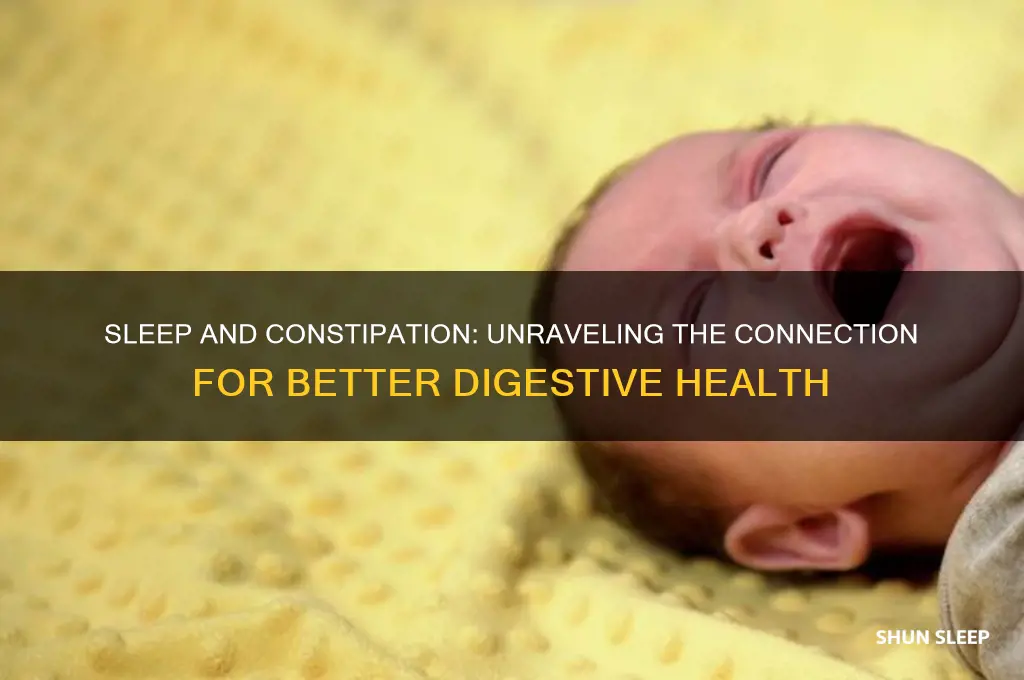 does sleep help constipation
