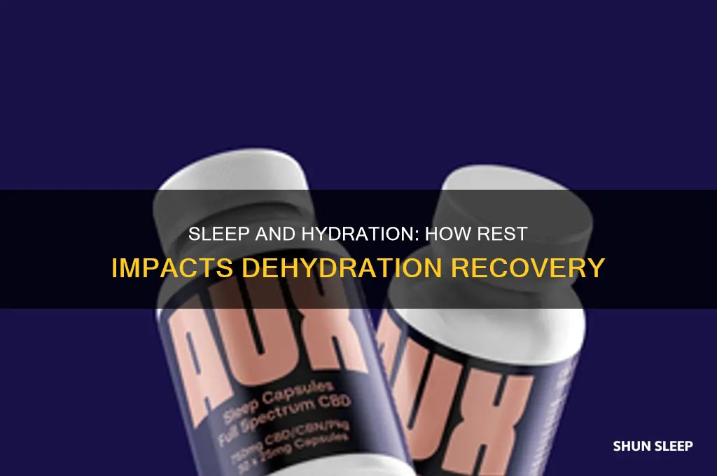 does sleep help dehydration