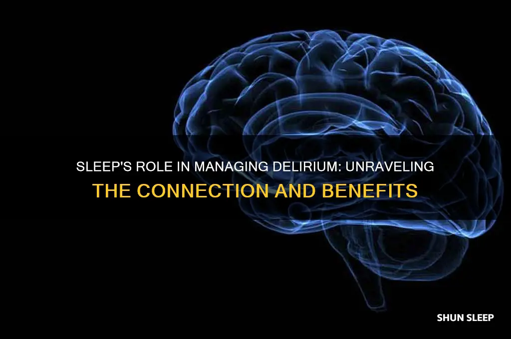 does sleep help delirium