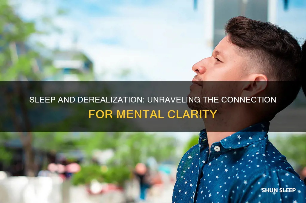 does sleep help derealization