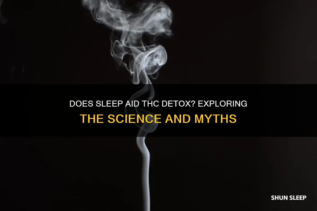does sleep help detox thc