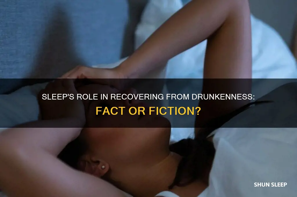 does sleep help drunkenness