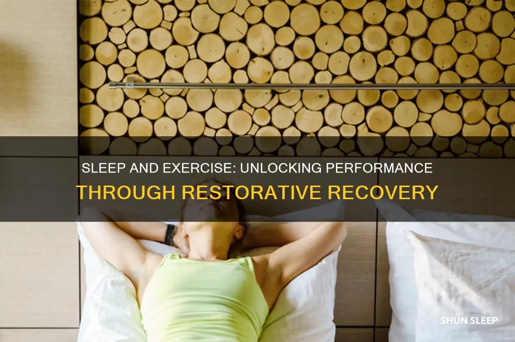 does sleep help exercise