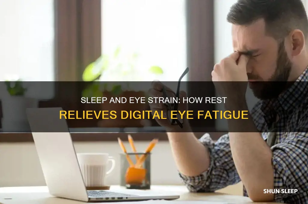 does sleep help eye strain