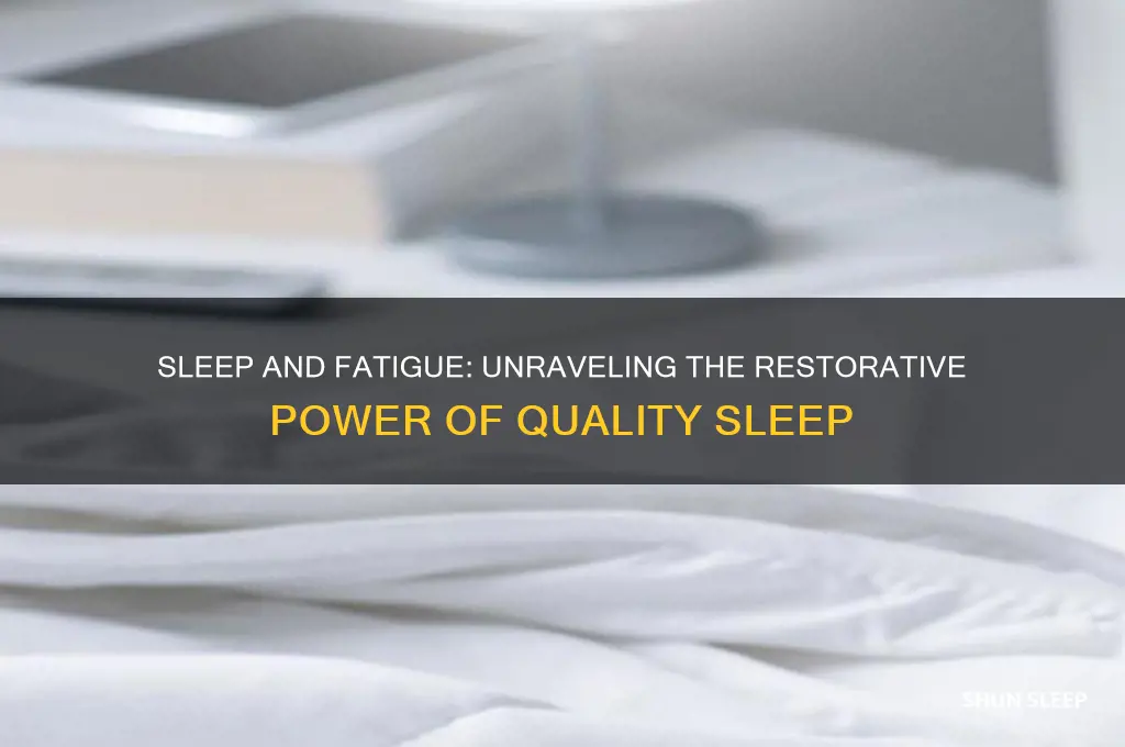 does sleep help fatigue