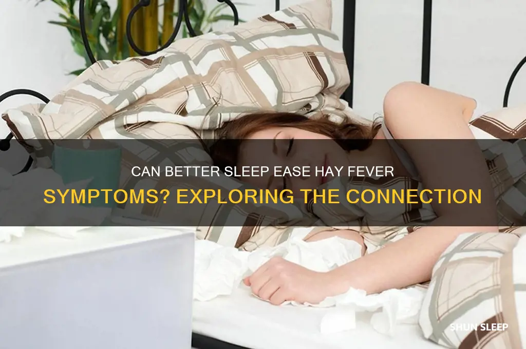 does sleep help hay fever