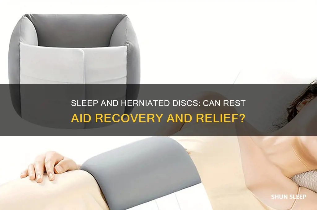 does sleep help herniated disc