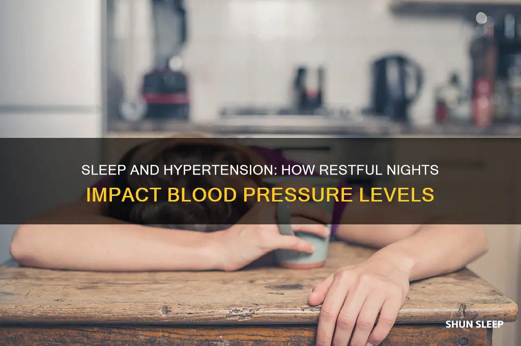 does sleep help high blood pressure